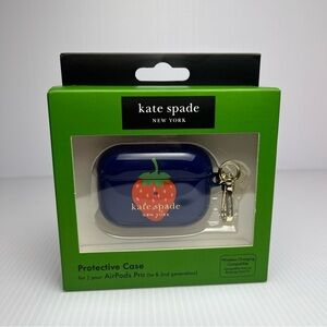 Kate Spade Navy AirPods Pro Case with Strawberry Design